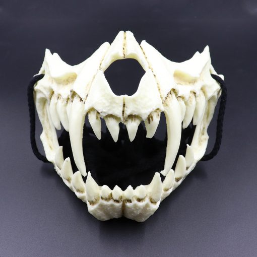 Smiling Mask Halloween Party Props Masquerade Funny Scary Dark Bullet Shadow Yin - Image 7