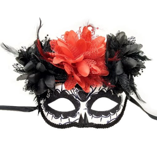 Mexico Day Of The Dead Masquerade Mask Cosplay Show - Image 4