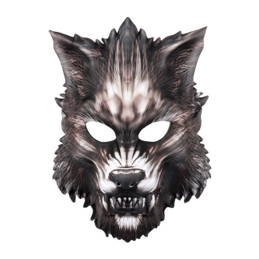 Carnival Party Masquerade EVA Half Face Animal Wolf Mask - Image 4