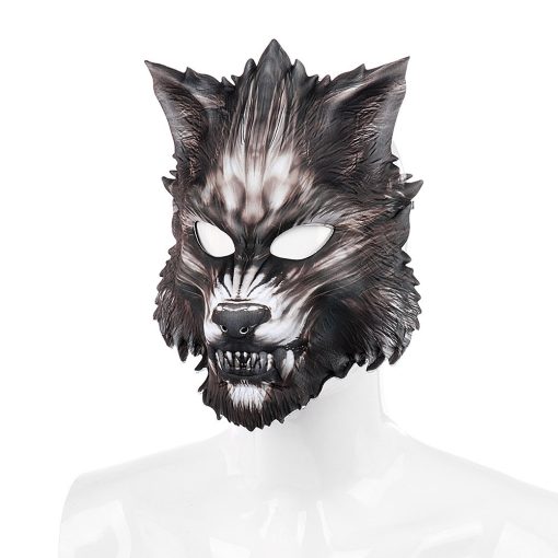 Carnival Party Masquerade EVA Half Face Animal Wolf Mask - Image 7