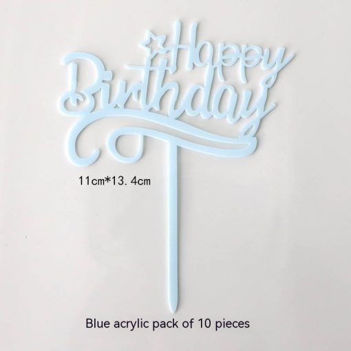 Acrylic Cake Decorative Creative LOVE LOVE Heart - Image 5