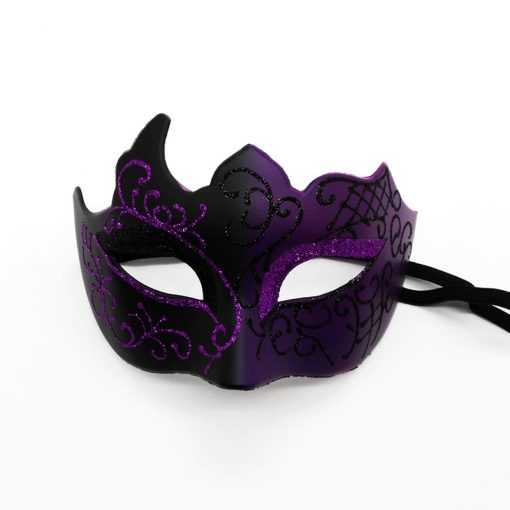 Party Bar Masquerade Flat Head Half Face Spray Paint - Image 4