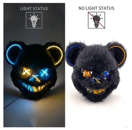 Halloween Mask Vibrato The Same Style Masquerade Bloody Bunny Mask - Image 6