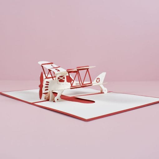 Children's Handmade Aircraft Creative Three-dimensional Greeting Cards - Image 5