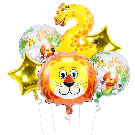 Animal birthday party decoration set balloon hinge set - Image 7