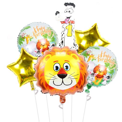 Animal birthday party decoration set balloon hinge set - Image 4