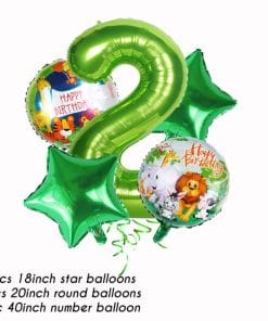 Animal birthday party decoration set balloon hinge set 16 1621325601253