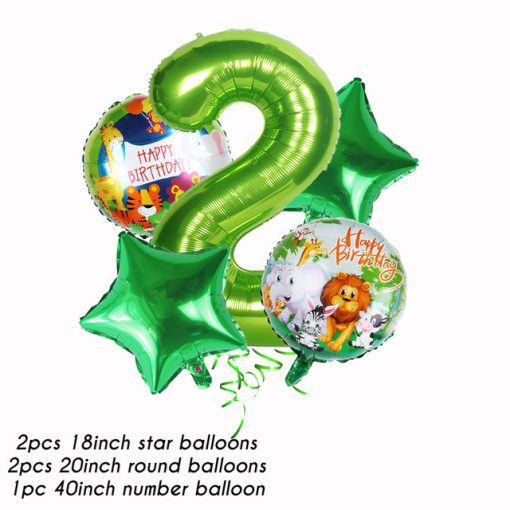 Animal birthday party decoration set balloon hinge set - Image 5