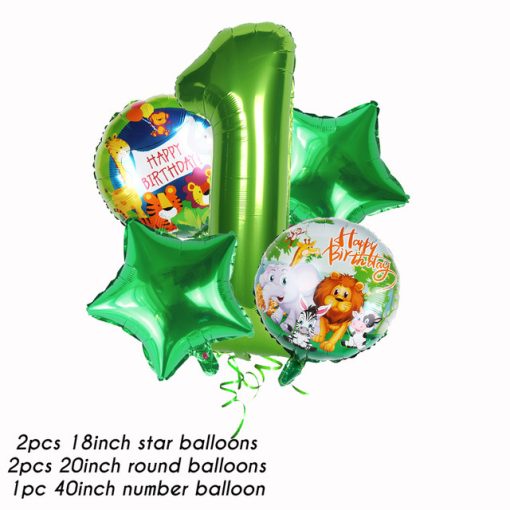 Animal birthday party decoration set balloon hinge set - Image 9