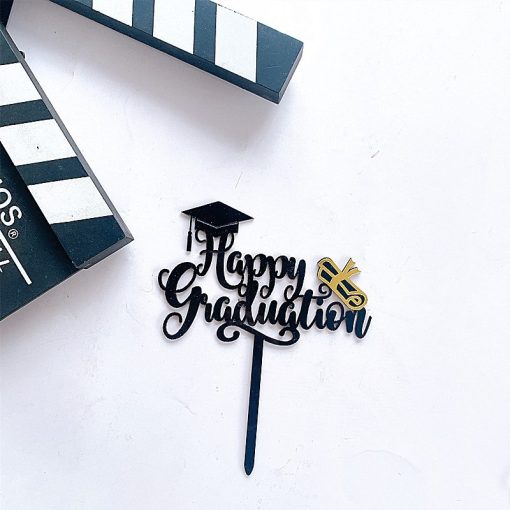 Acrylic Graduation Season Cake Decoration Insert - Image 8
