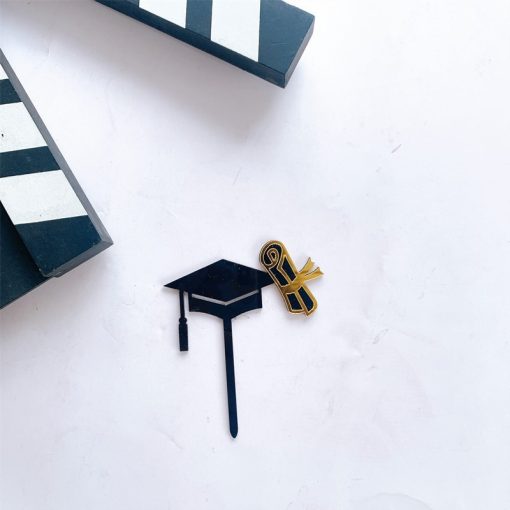 Acrylic Graduation Season Cake Decoration Insert - Image 2