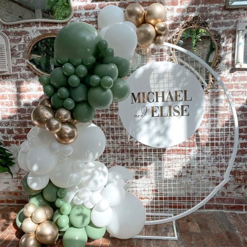 New Retro Green Platinum Balloon Package Wedding Balloon Package  Birthday Party Decoration - Image 3