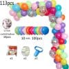 Black Gold Latex Balloon Set Birthday Party Party Balloon Chain Set 1 1622873690085