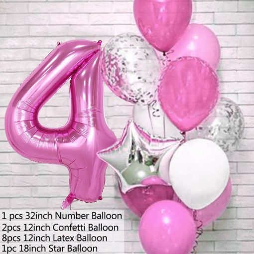 Happy Birthday Balloon Decoration Surprise Boyfriend Body Blue - Image 4