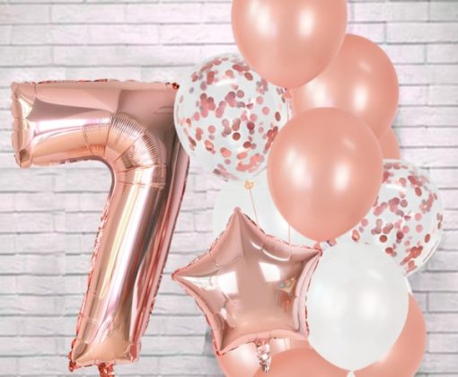 Happy Birthday Balloon Decoration Surprise Boyfriend Body Blue - Image 2