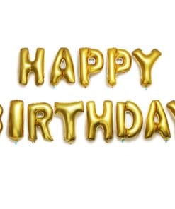 New Happybirthday Aluminum Film Balloon Birthday Party Decoration Aluminum Film Balloon