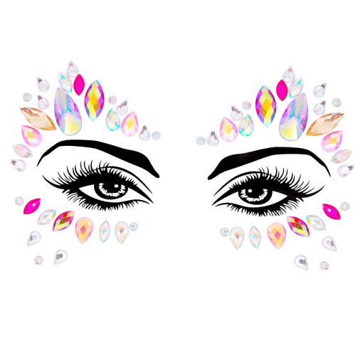 Resin Drill Electric Sound Festival Masquerade Face Decoration Stickers - Image 2