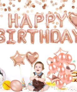 Birthday Letter Balloon Set 16 Inch Rose Gold Happy Birthday Balloons 10 22684de7 8ce8 4999 9de1 d85fc1e3c68b