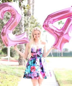 40 Inch birthday digital aluminum film guide balloon 17 2271402218570
