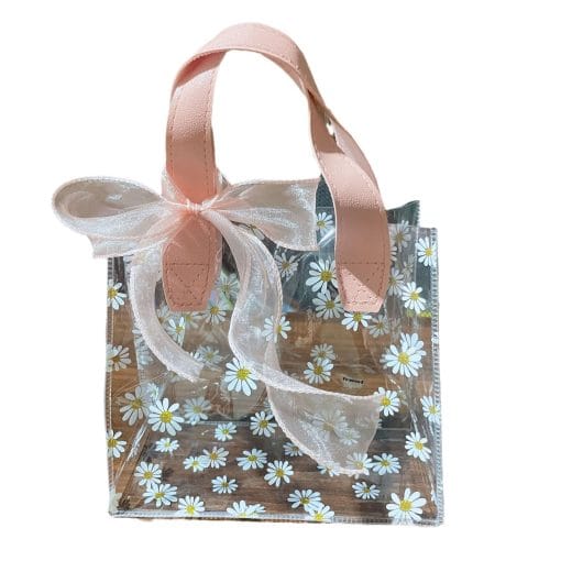 Thickened Transparent PvE Handbag Birthday Partner Gift Bag Gift Bag Bridesmaid Hand Gift Bag - Image 6