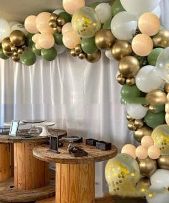 Avocado Green Balloon Set Shape Decoration Birthday Party