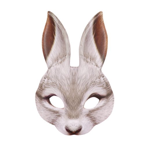 Carnival Party Masquerade EVA Half Face Rabbit Animal Mask - Image 4