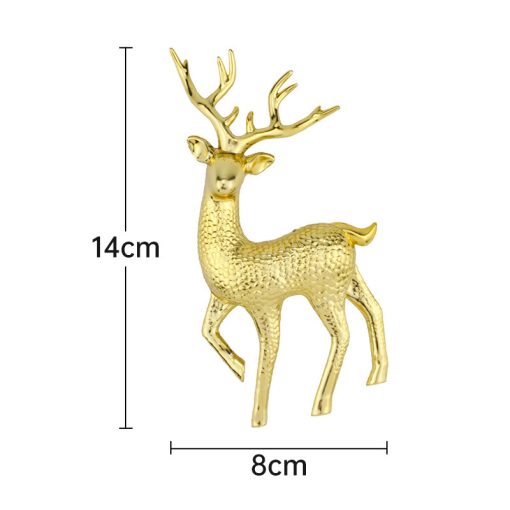 Glitter Christmas Elk Birthday Cake Decorative Ornaments - Image 2