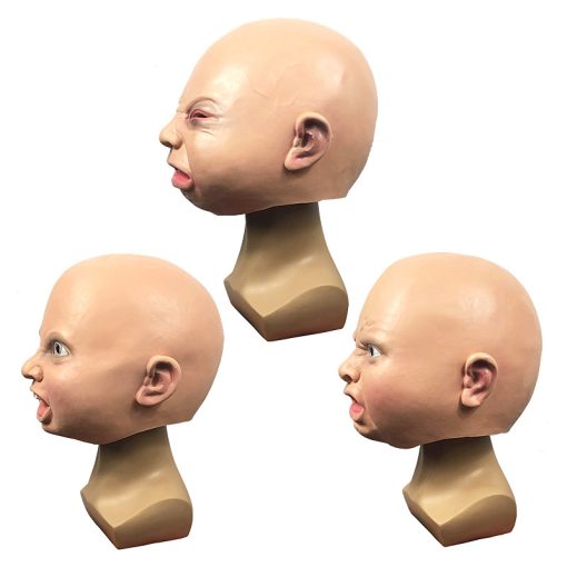 Cute Children Latex Headgear Mask Funny Face Headgear For Masquerade Party - Image 5