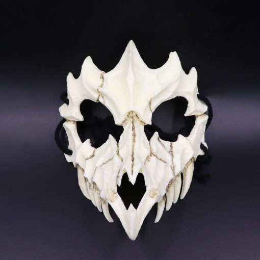 Smiling Mask Halloween Party Props Masquerade Funny Scary Dark Bullet Shadow Yin - Image 3