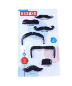 7PCS Mustache And Beard Funny Performance Dress Up Masquerade Props