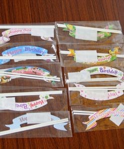 Cake decoration cake flag