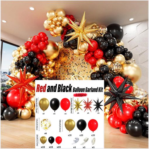 Explosion Star Thickened Balloon Chain Package Birthday Party Graduation Activity Arrangement Balloon - Image 6