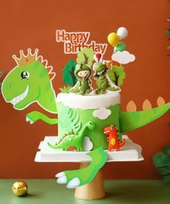 Baking cake decoration pottery dinosaur baby doll