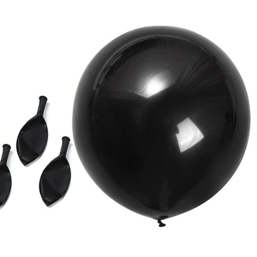 Black Balloon 18-inch Round Birthday Party Decoration - Image 8