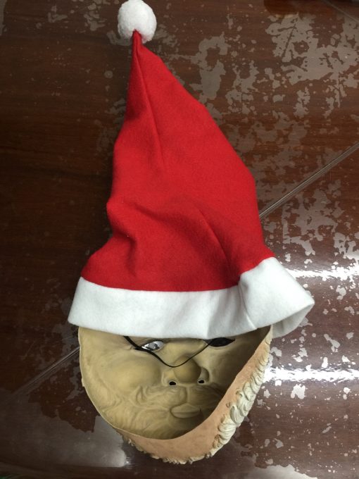 Christmas Gifts Santa Claus Mask Holiday Rubber Mask Masquerade Mask - Image 2