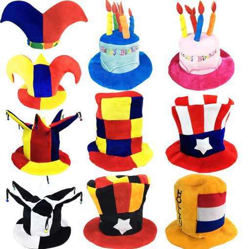 Carnival Performance Headdress Clown Masquerade Multi-angle Hat - Image 4