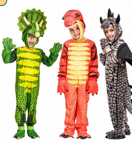 Children Dinosaur Performance Props Costume Halloween Masquerade Cos Dinosaur Cosplay Stage Party Clothes - Image 5
