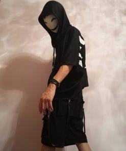 Smiling Mask Halloween Party Props Masquerade Funny Scary Dark Bullet Shadow Yin 13 510f1c90 661c 4a68 a1b5 6f3af3c1a752