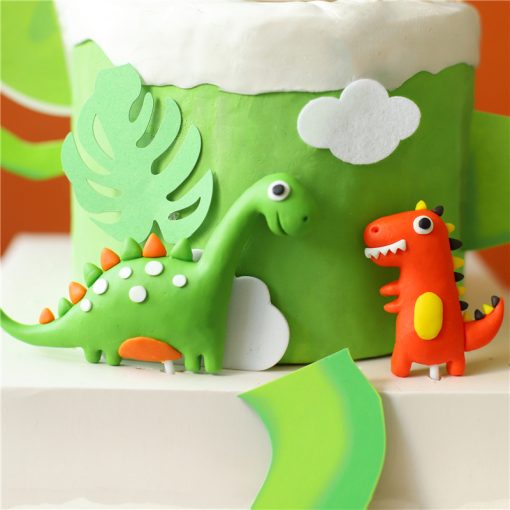 Baking cake decoration pottery dinosaur baby doll - Image 2