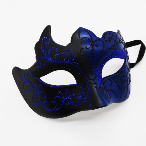 Party Bar Masquerade Flat Head Half Face Spray Paint - Image 3