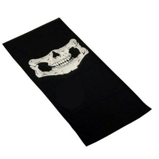 Halloween Skull Party Scarves Mask Masquerade Mardi Gras Black Neck Scary Motorcycle Multi Function Headwear Masks Neckwear - Image 5