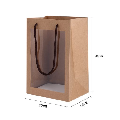 Creative Transparent Window Tote Bag Birthday Gift - Image 3