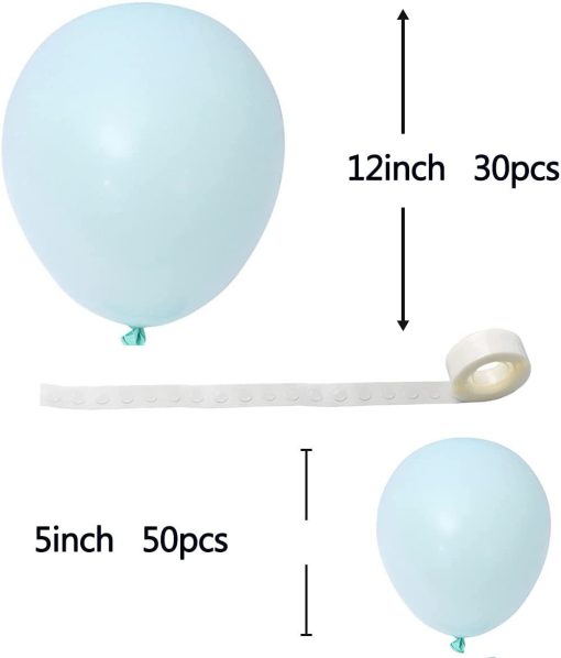 Latex Horse Macaron Birthday Arch Thickened Balloon Set - Image 6