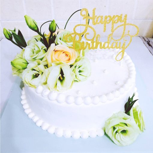 English happy birthday cake flag cake insert - Image 8