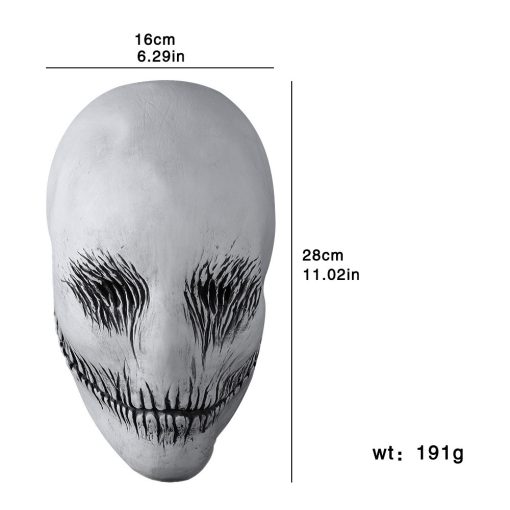 Halloween Ghost Latex Mask Masquerade Party Horror Headgear - Image 4