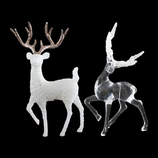 Glitter Christmas Elk Birthday Cake Decorative Ornaments - Image 5