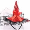 Halloween Decoration Witch Hat Headband, Masquerade Show Lace Sequin Hat Headband 1 5caac785 41cf 4c0b 9685 8c90627f0a42