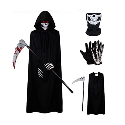 Halloween Skull Party Scarves Mask Masquerade Mardi Gras Black Neck Scary Motorcycle Multi Function Headwear Masks Neckwear - Image 6