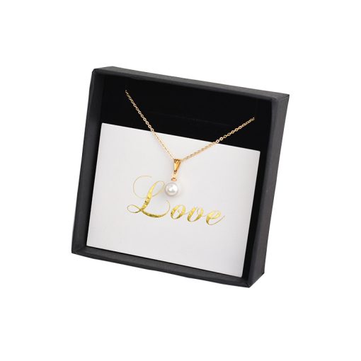 Valentine's day gold embossed thank you card - Image 2