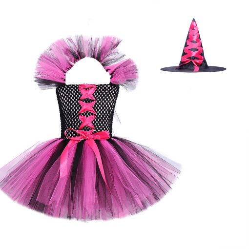 Children's Holiday Party Performance Costume Cosplay Witch Masquerade - Image 2